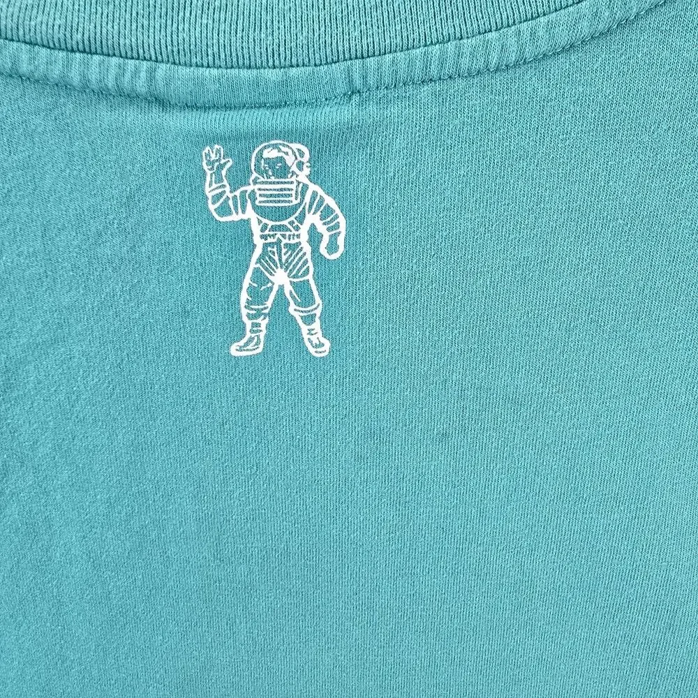 Billionaire Boys Club Cosmic Arch Shirt Mens XXL Green Astronaut Logo BBC *FLAWS